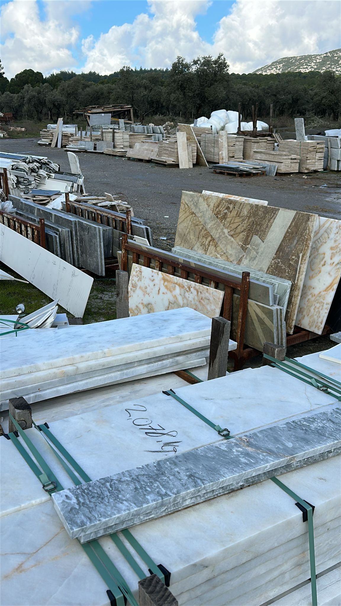 Piges Mermer Muğla üretim tesisi